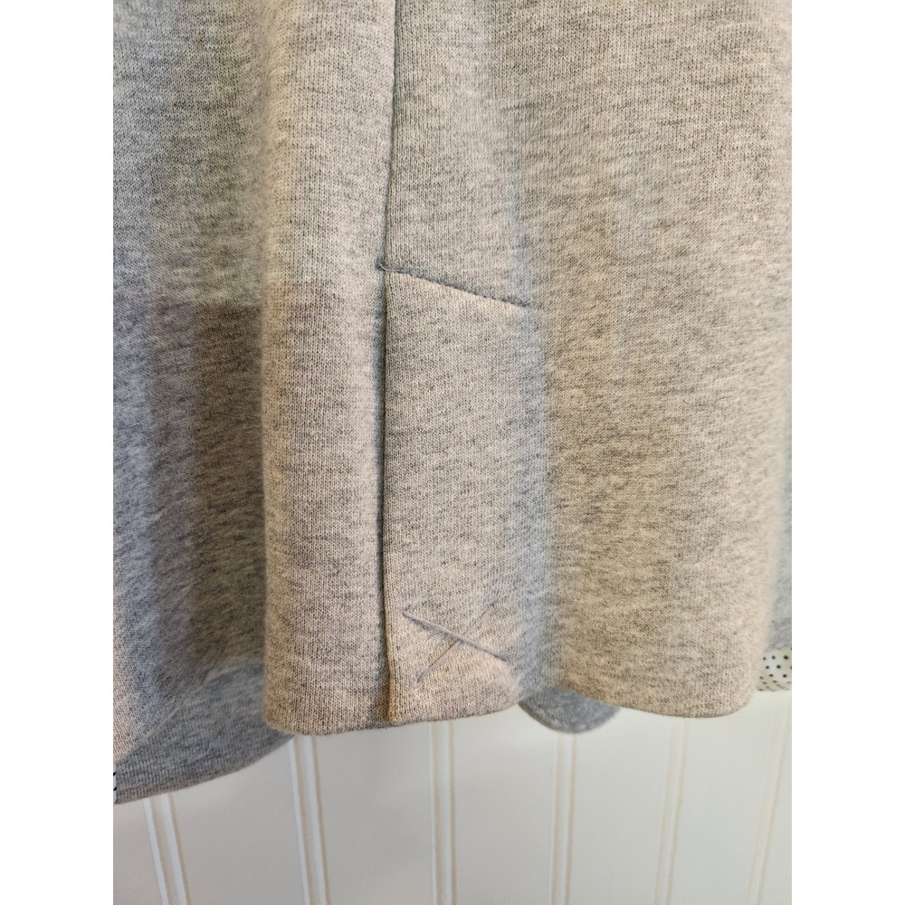 NEW Gibson Women Heather Grey Jersey Knit Blazer Size L Office Work Career Cozy - Picture 6 of 11